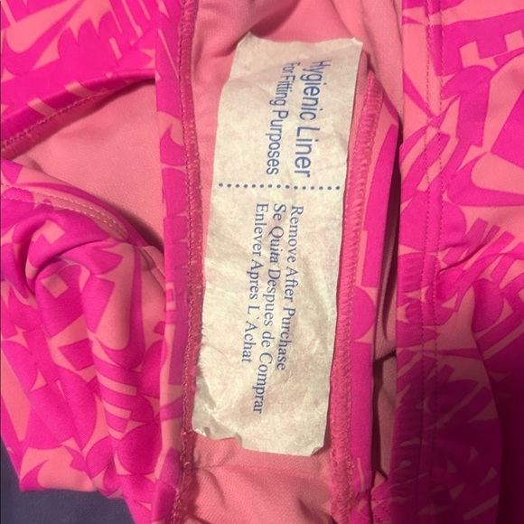 Nike Vivid Pink Logo Swimsuit - Picture 3 of 6